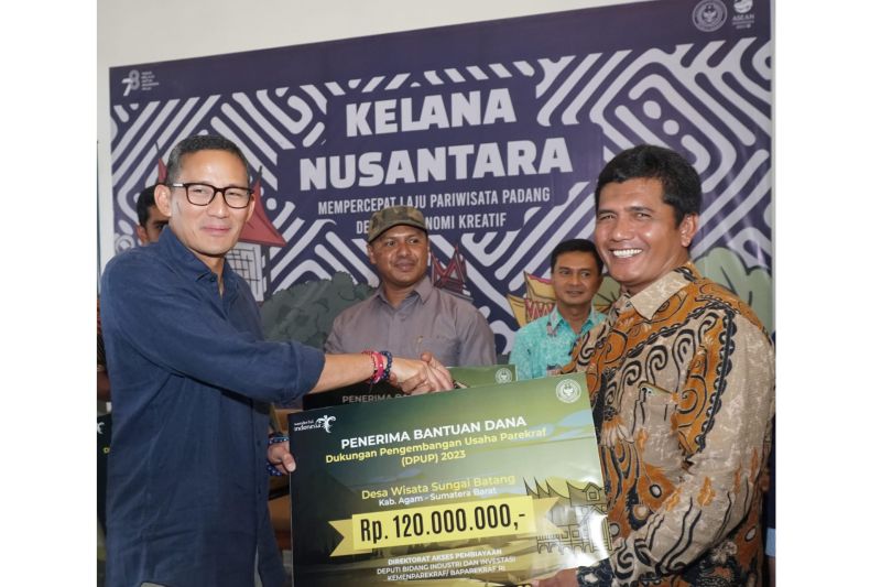 Tiga Desa Wisata Sumbar raih bantuan dana dari Kemenparekraf Tiga Desa Wisata Sumbar raih bantuan dana dari Kemenparekraf