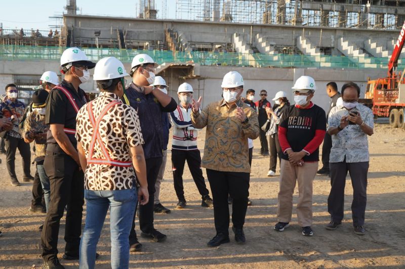 Menpora nilai pembangunan Stadion GDJ Kediri dukung olahraga nasional Menpora nilai pembangunan Stadion GDJ Kediri dukung olahraga nasional