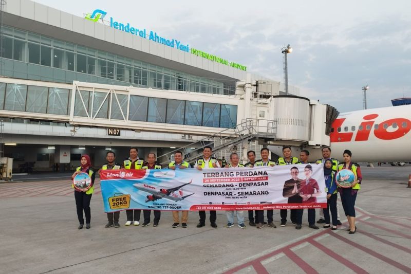Rute Semarang-Denpasar kini resmi di Bandara Ahmad Yani Rute Semarang-Denpasar kini resmi di Bandara Ahmad Yani