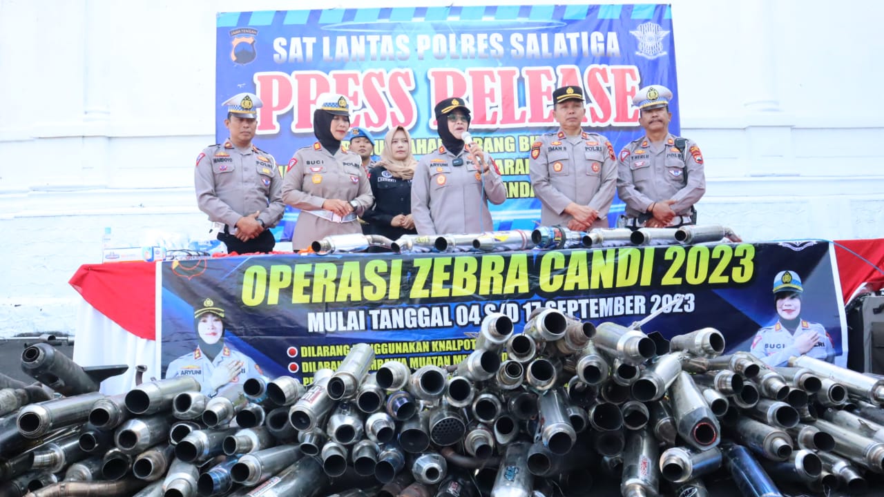 Operasi Zebra Candi 2023, Satlantas Polres Salatiga tindak 702 pelanggar Operasi Zebra Candi 2023, Satlantas Polres Salatiga tindak 702 pelanggar