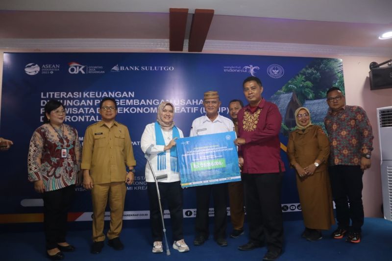 Desa Wisata Gorontalo menerima bantuan dana DPUP dan literasi keuangan Desa Wisata Gorontalo menerima bantuan dana DPUP dan literasi keuangan