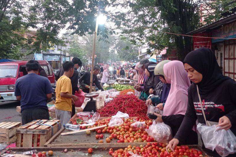 Harga cabai dan bawang di Lebak turun Harga cabai dan bawang di Lebak turun