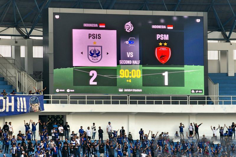 PSIS Semarang menang 2-1 atas PSM Makassar