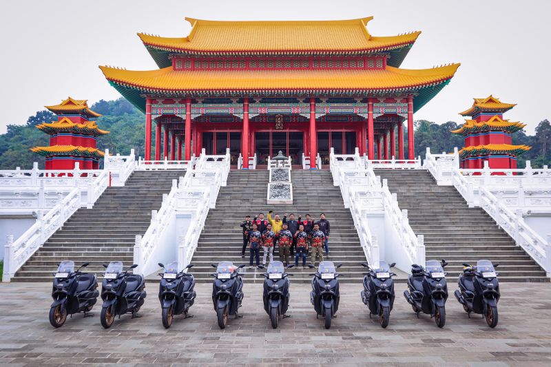 Memacu Yamaha XMax Connected hingga perbatasan RI-Malaysia Memacu Yamaha XMax Connected hingga perbatasan RI-Malaysia