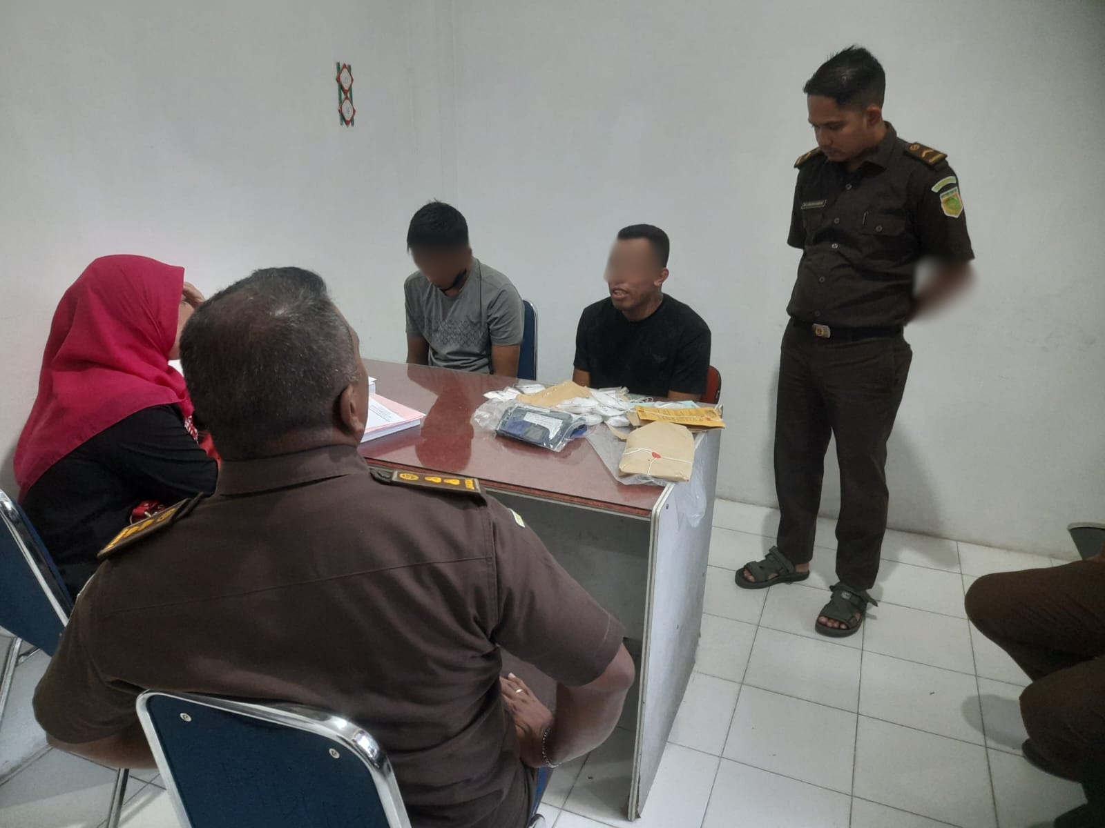 Polisi limpahkan 2 tersangka dan barang bukti 348 kg sabu ke Kejari Aceh Utara