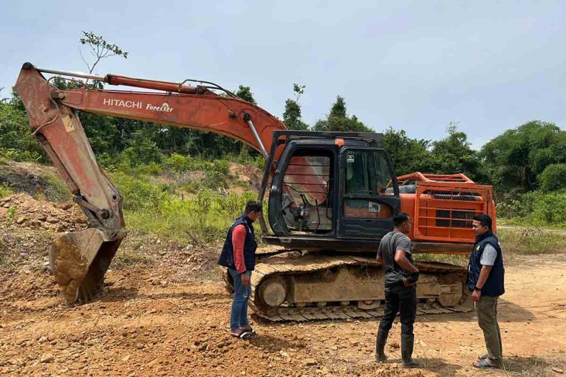 Polda Aceh hentikan aktivitas tambang ilegal di Aceh Timur Polda Aceh hentikan aktivitas tambang ilegal di Aceh Timur