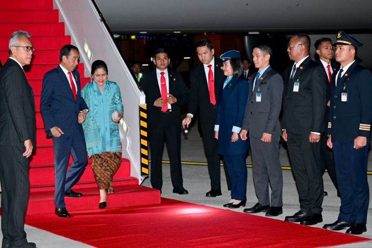 Presiden Jokowi tiba di Tanah Air usai hadiri KTT G20 India