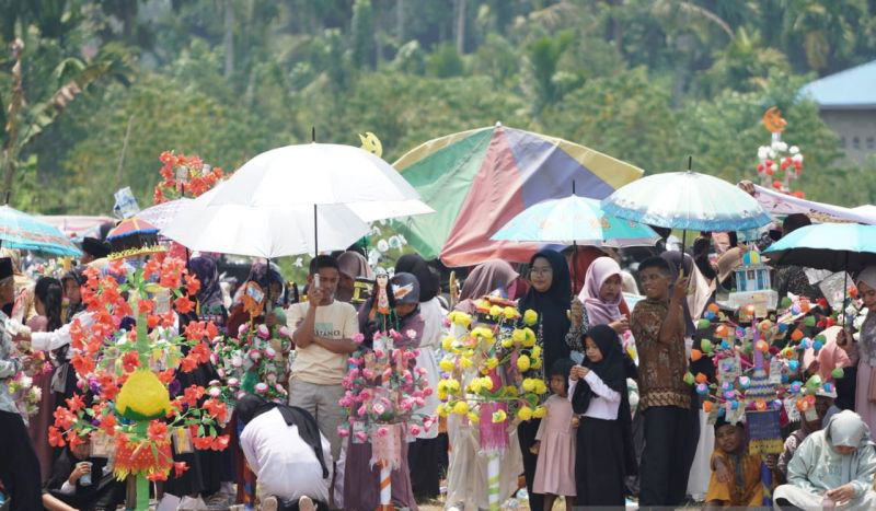 Mengenal Maarak Bungo Lamang, perayaan Maulid Nabi ala Solok Selatan Mengenal Maarak Bungo Lamang, perayaan Maulid Nabi ala Solok Selatan