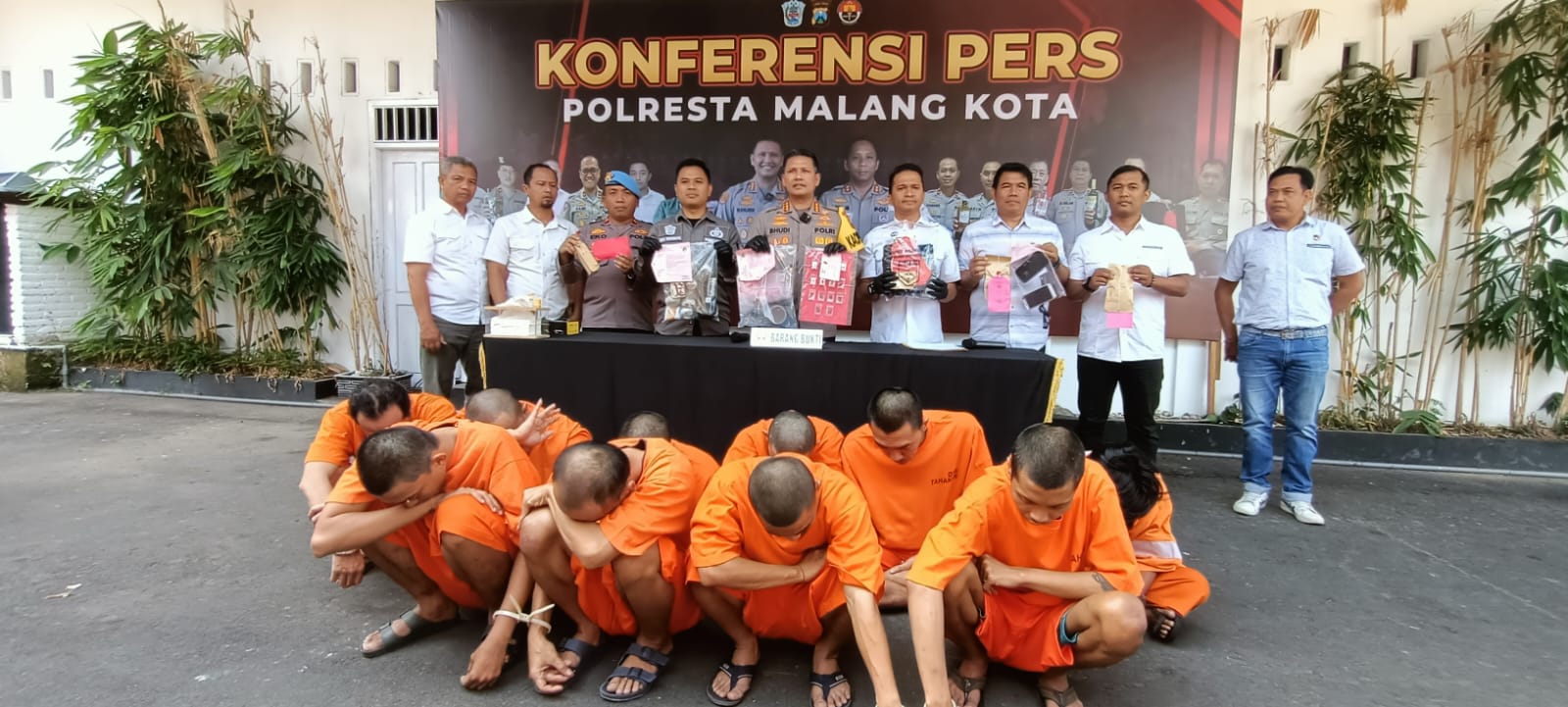 26 pelaku narkoba diringkus Satnarkoba Polresta Malang Kota 26 pelaku narkoba diringkus Satnarkoba Polresta Malang Kota