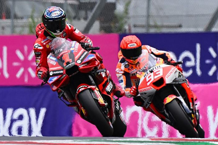 Marquez catatkan tren positif di sesi latihan MotoGP India Marquez catatkan tren positif di sesi latihan MotoGP India