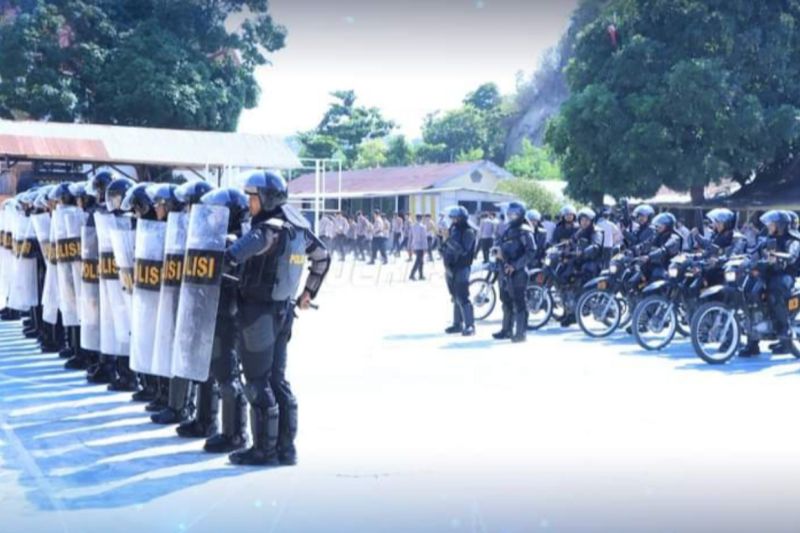 Polres Majene antisipasi demo jelang Pemilu 2024 Polres Majene antisipasi demo jelang Pemilu 2024