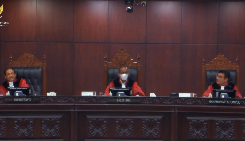 MK gelar sidang pendahuluan soal batas usia capres-cawapres MK gelar sidang pendahuluan soal batas usia capres-cawapres