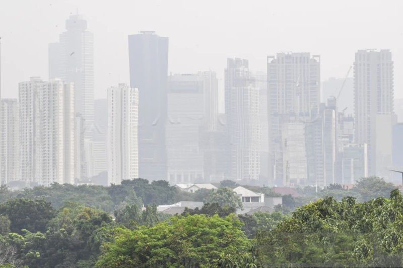 Kualitas udara di Jakarta kategori tidak sehat pada Kamis pagi