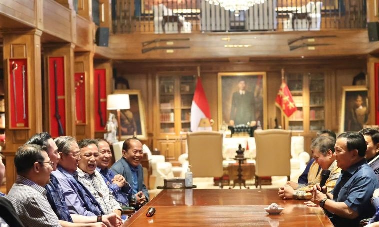 AHY titip agenda perubahan dan perbaikan kepada Prabowo AHY titip agenda perubahan dan perbaikan kepada Prabowo