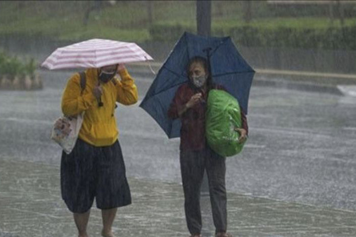 Hujan ringan hingga lebat diperkirakan landa sejumlah kota besar