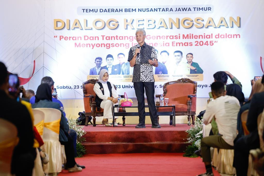 Ganjar komitmen bangun layanan mental health di kampus dan puskesmas Ganjar komitmen bangun layanan mental health di kampus dan puskesmas