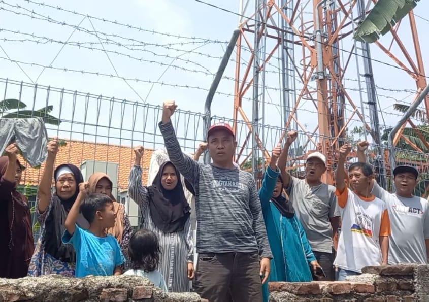 Menara BTS dipersoalkan warga Debong Lor, Tegal ternyata menunggak pajak 2 tahun