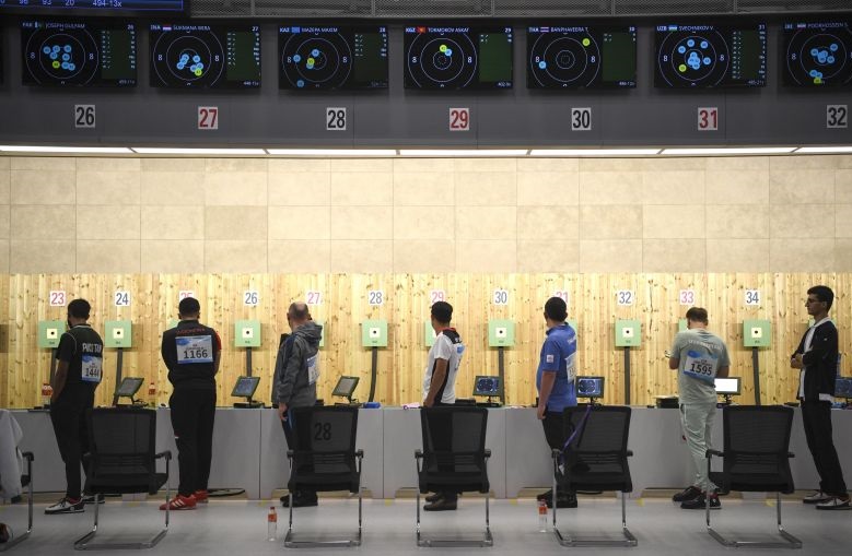 Menembak kembali absen sumbang medali pada hari ketujuh Asian Games Menembak kembali absen sumbang medali pada hari ketujuh Asian Games