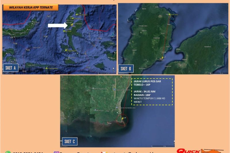 Basarnas cari nelayan hilang di perairan Halmahera Utara Basarnas cari nelayan hilang di perairan Halmahera Utara