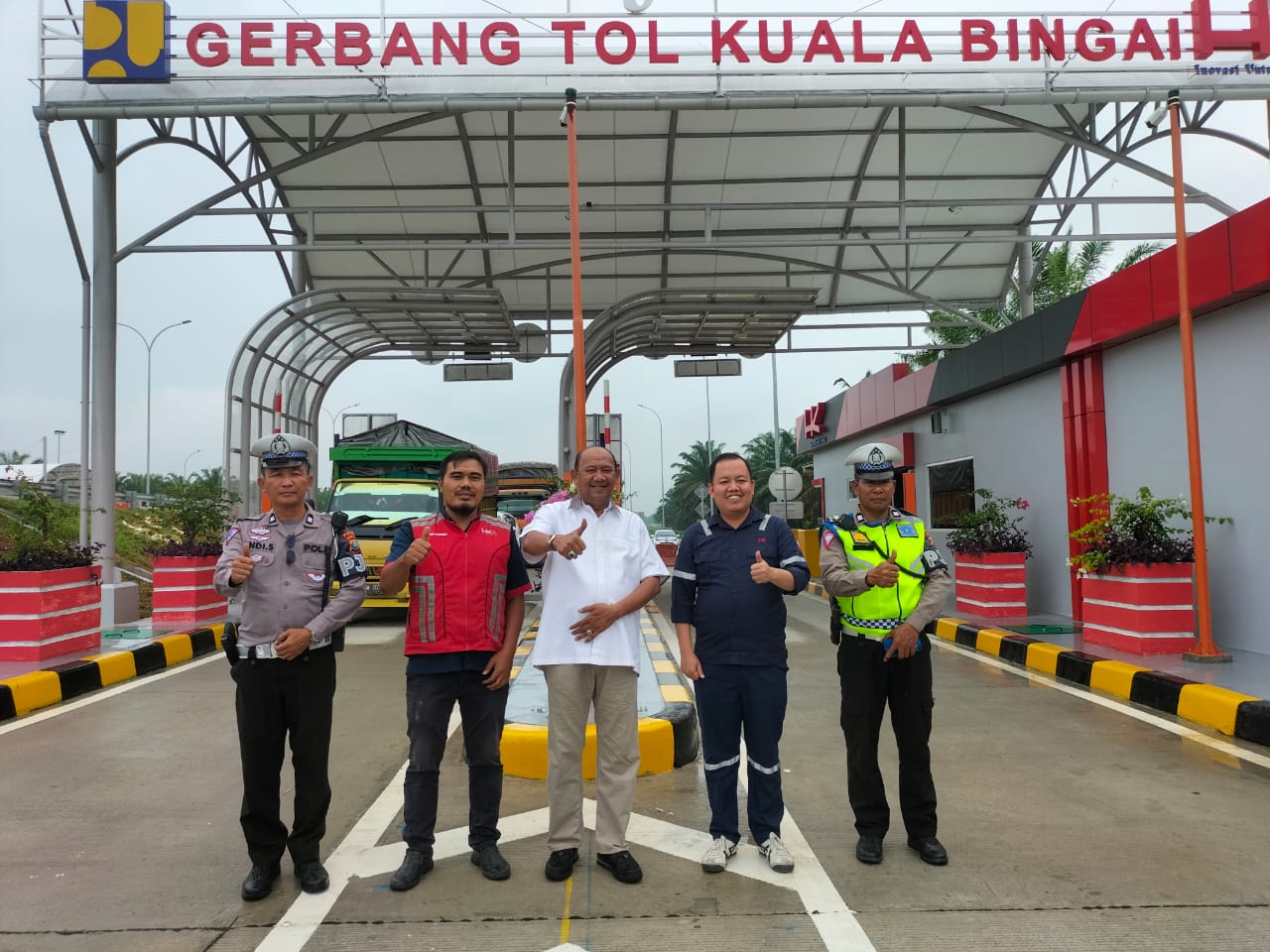 Gerbang Tol Kwala Bingai Stabat resmi beroperasi Gerbang Tol Kwala Bingai Stabat resmi beroperasi