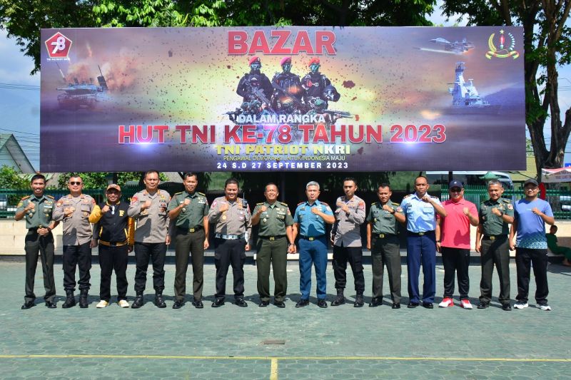 Korem 132/Tdl gelar bazar murah bantu penuhi kebutuhan bahan pokok