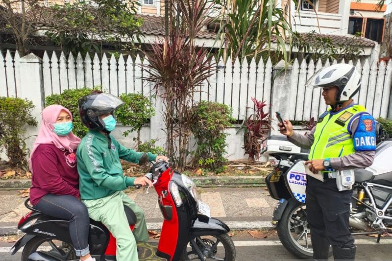 Operasi Zebra Polres Sukabumi Kota tilang ratusan pengendara Operasi Zebra Polres Sukabumi Kota tilang ratusan pengendara