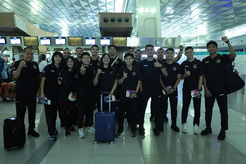 Skuad bulu tangkis bertolak ke Hangzhou dengan kondisi prima