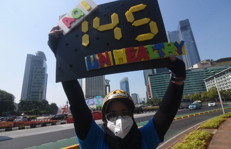 Kualitas udara Jakarta berkategori sangat tidak sehat pada Kamis pagi Kualitas udara Jakarta berkategori sangat tidak sehat pada Kamis pagi