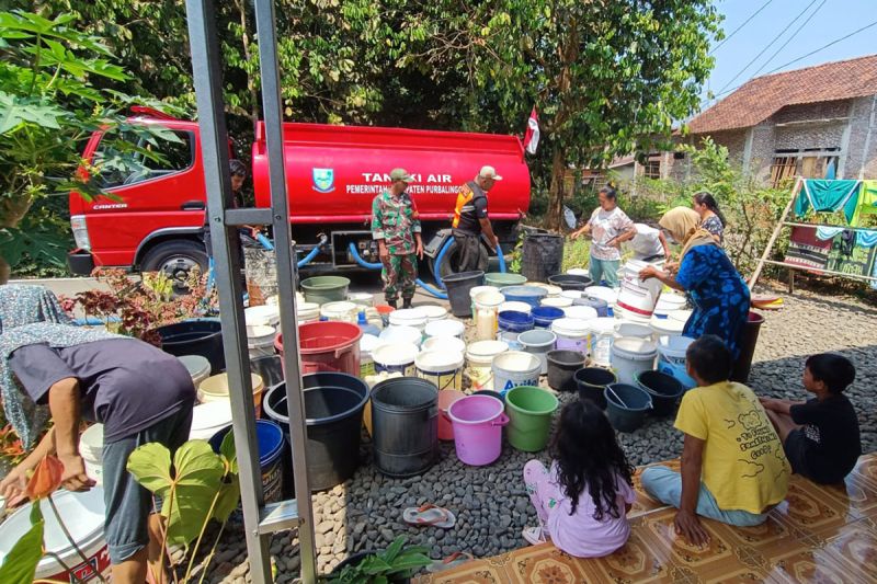 Jumlah warga terdampak kekeringan di Purbalingga bertambah Jumlah warga terdampak kekeringan di Purbalingga bertambah