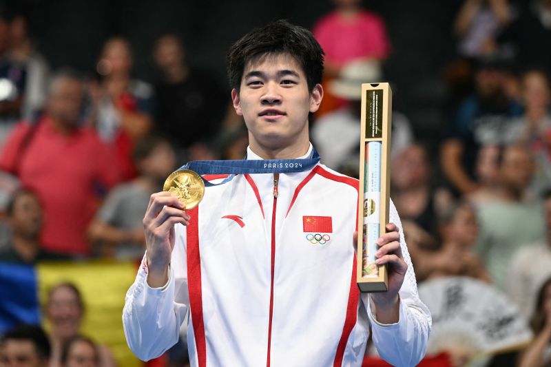 Atlet China Pan Zhanle pecahkan rekor dunia untuk raih emas gaya bebas Atlet China Pan Zhanle pecahkan rekor dunia untuk raih emas gaya bebas
