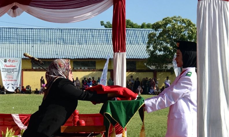 Upacara HUT Ke-79 RI di Sebatik dipimpin Anggota Bawaslu RI Upacara HUT Ke-79 RI di Sebatik dipimpin Anggota Bawaslu RI
