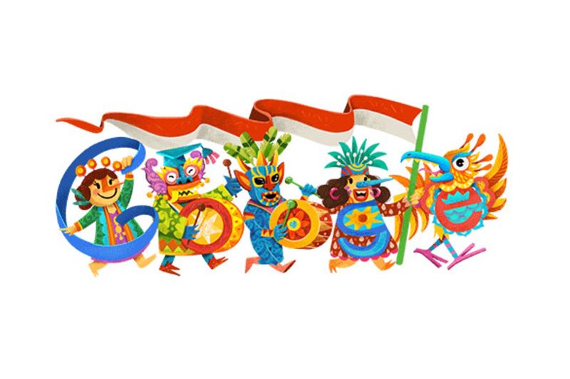 Parade budaya meriahkan Google Doodle pada perayaan HUT ke-79 RI Parade budaya meriahkan Google Doodle pada perayaan HUT ke-79 RI