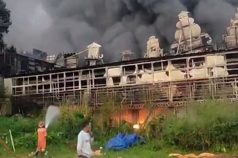 Kebakaran melanda objek wisata Celosia di Kabupaten Semarang Kebakaran melanda objek wisata Celosia di Kabupaten Semarang