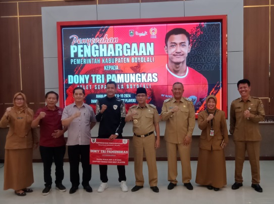 Menjadi best player di Piala AFF U-19, Dony Tri Pamungkas diapresiasi Pemkab Boyolali Menjadi best player di Piala AFF U-19, Dony Tri Pamungkas diapresiasi Pemkab Boyolali