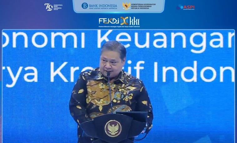 Airlangga klaim RI peringkat kedua negara tujuan investasi digital  