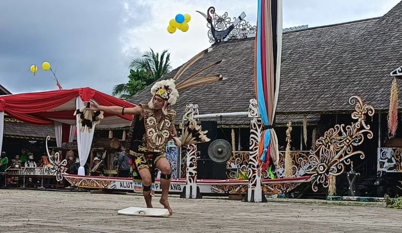 Tokoh adat Dayak PPU sambut gembira HUT ke-79 RI di IKN Tokoh adat Dayak PPU sambut gembira HUT ke-79 RI di IKN