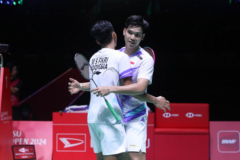 Takluk dari juara dunia, Fikri/Daniel terhenti di semifinal Takluk dari juara dunia, Fikri/Daniel terhenti di semifinal