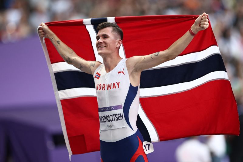 Jakob Ingebrigtsen rajai lari 5.000 meter putra Jakob Ingebrigtsen rajai lari 5.000 meter putra