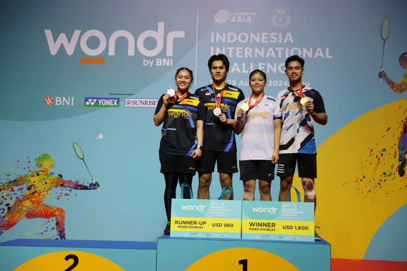 Jafar/Felisha juara Indonesia International Challenge 2024 Jafar/Felisha juara Indonesia International Challenge 2024