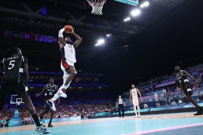 Kedalaman skuad penuh bintang, AS kalahkan Sudan Selatan 103-86 Kedalaman skuad penuh bintang, AS kalahkan Sudan Selatan 103-86