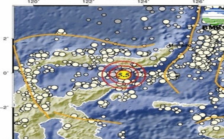 Gempa di Gorontalo terasa hingga wilayah pesisir Utara Gempa di Gorontalo terasa hingga wilayah pesisir Utara