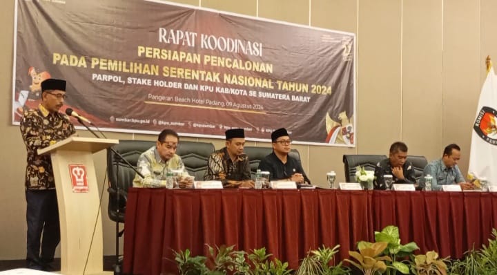 KPU Sumatera Barat tetapkan tahapan pendaftaran pasangan calon kepala daerah KPU Sumatera Barat tetapkan tahapan pendaftaran pasangan calon kepala daerah
