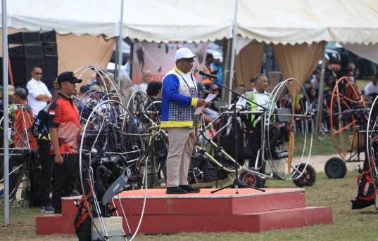 Pon XXI Aceh Sumut, cabor Aerosport Paramotor resmi dibuka