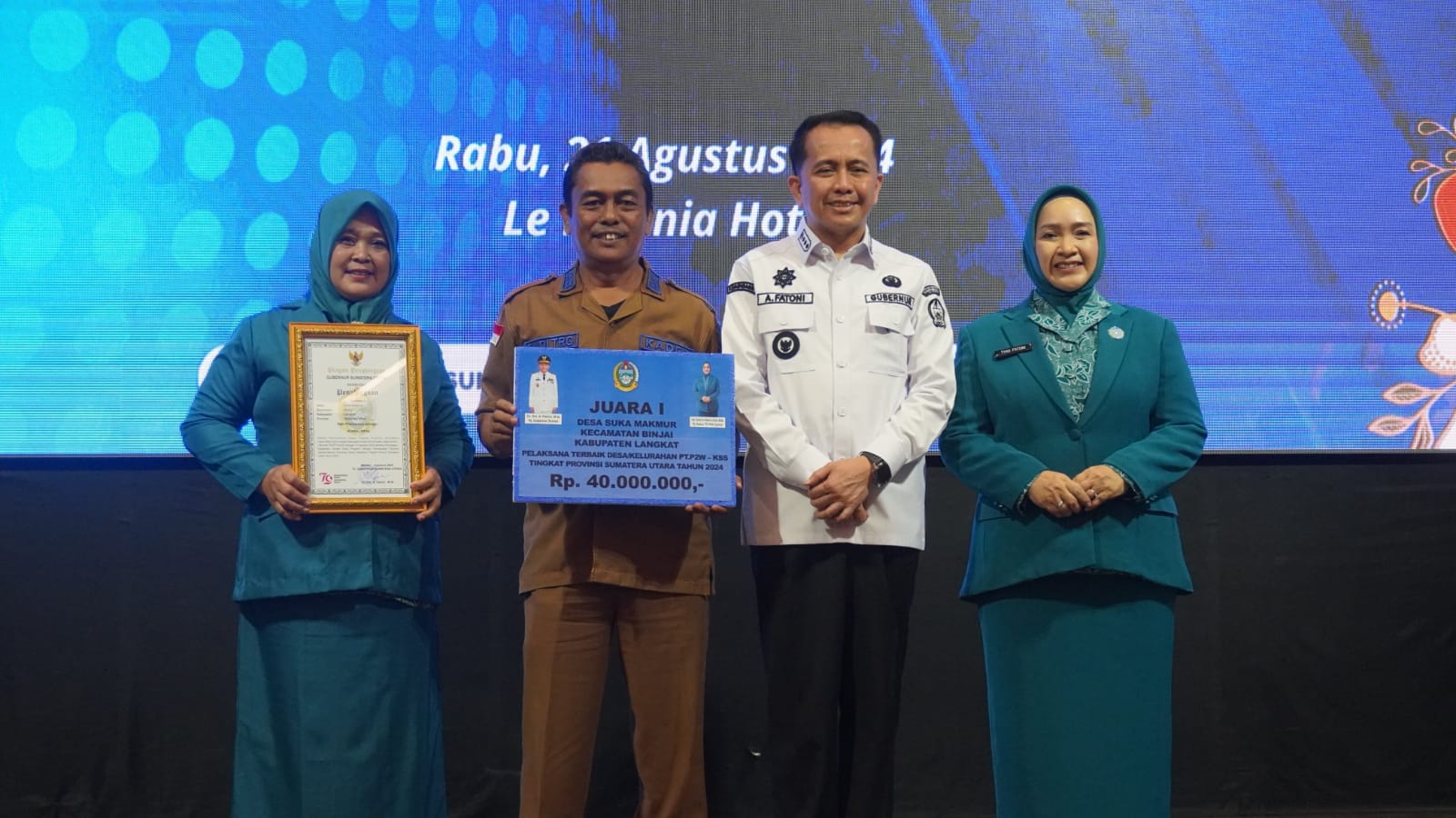 Semangat kolaborasi bawa Desa Suka Makmur, Kecamatan Binjai raih juara PTP2WKSS Semangat kolaborasi bawa Desa Suka Makmur, Kecamatan Binjai raih juara PTP2WKSS