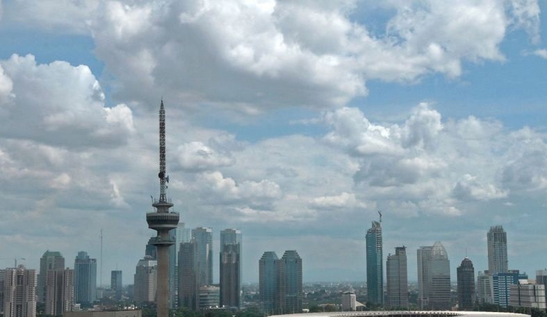 Cuaca hari ini di Jakarta cerah dan cerah berawan