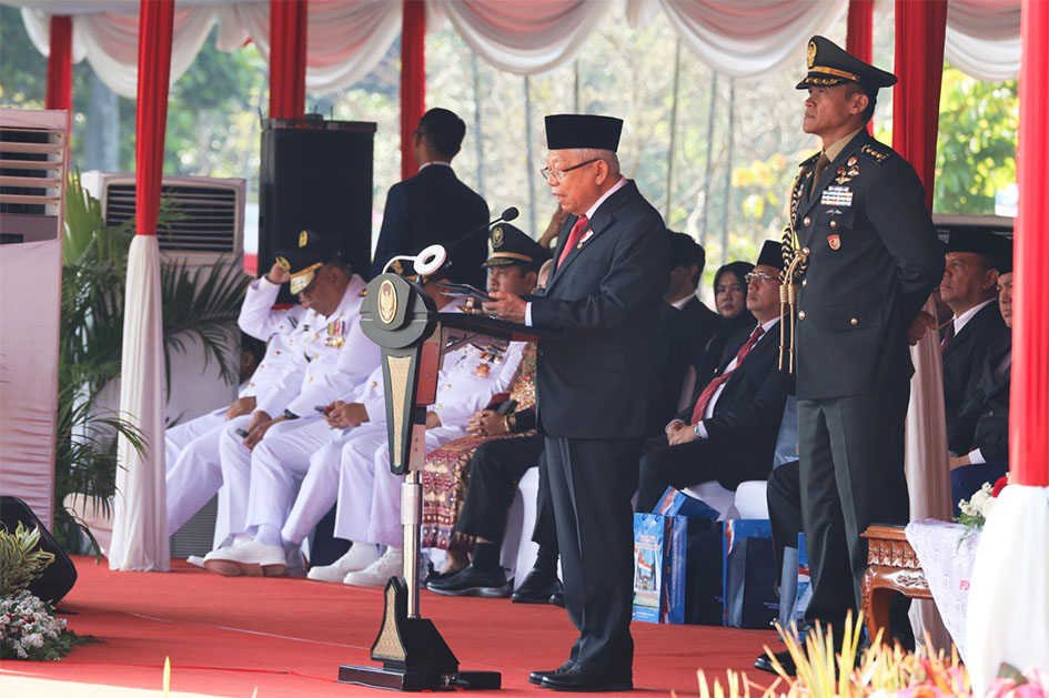 Wapres Maruf Amin minta pamong praja tinggalkan cara kerja lambat dan berbelit-belit Wapres Maruf Amin minta pamong praja tinggalkan cara kerja lambat dan berbelit-belit