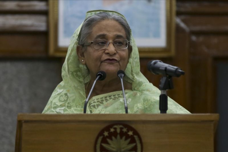 Puluhan ribu warga Bangladesh turun ke jalan desak PM Hasina mundur Puluhan ribu warga Bangladesh turun ke jalan desak PM Hasina mundur