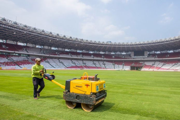 GBK siapkan rumput terbaik untuk laga Indonesia vs Australia GBK siapkan rumput terbaik untuk laga Indonesia vs Australia