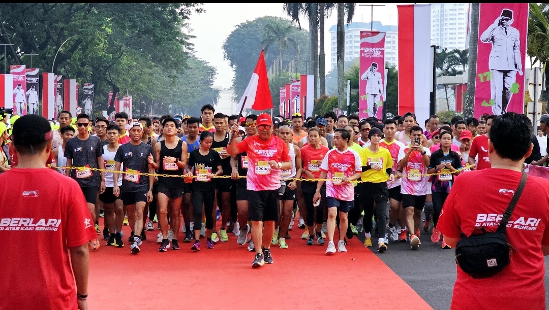 Puluhan Jurnalis ikut Soekarno Run 2024 dengan berlari 8K & 4,5K