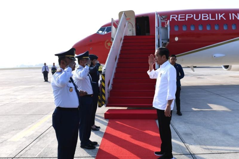 Presiden Jokowi lakukan kunjungan kerja ke Lampung resmikan sejumlah infrastruktur